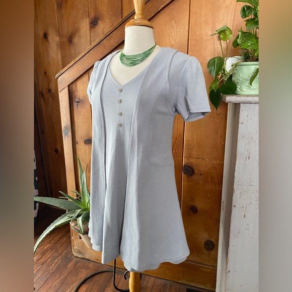 Vintage Two Piece Dress and Vest - Picture 2 of 8